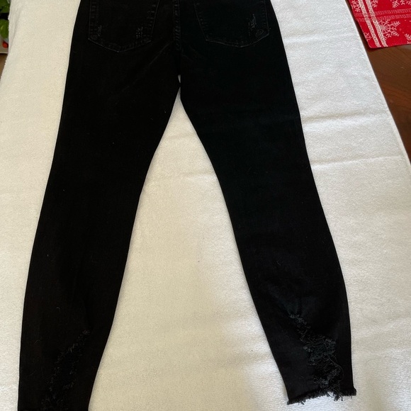 Women's Black Distressed Jeans indigo Rein - Picture 2 of 13